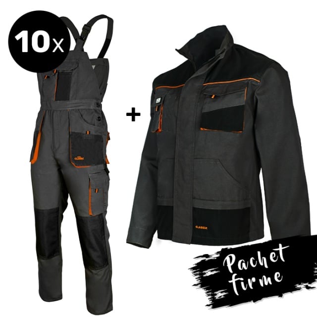 10x pachet Costum salopeta de lucru pentru constructii -Oferta Top