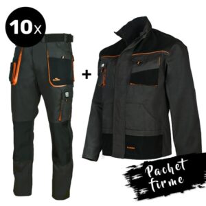 10x Pachet firme, Costum de lucru pantalon talie cu jacheta