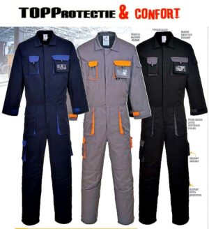 Combinezon de lucru Texo Contrast, confortabil, rezistent