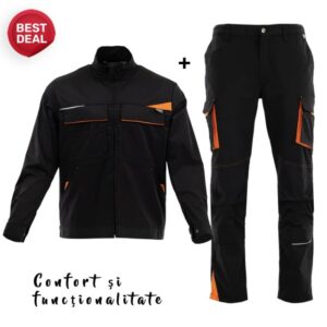 Costum de lucru confort si functionalitate: Pantalon si Jacheta - cel mai bun raport