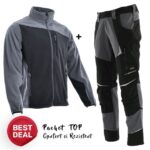 Costum de lucru confortabil: Polar si Pantaloni