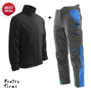 Costum de lucru confortabil si practic: Pantaloni si Fleece