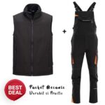 Costum de lucru mecanic: Salopeta si Vesta