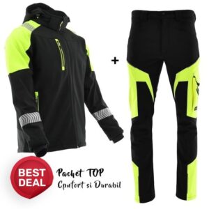 Costum de lucru Softshell: Pantalon si Jacheta Neo