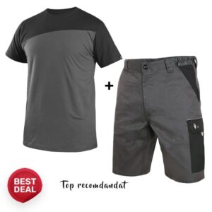 Costum de lucru Tricou si Pantaloni scurti | Oferta Vara Cxs