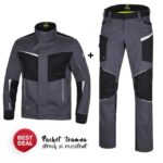 Costum salopeta toamna: pantaloni si jacheta tehnica, usoara si respirabila Ardon