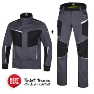 Costum salopeta toamna: pantaloni si jacheta tehnica, usoara si respirabila Ardon