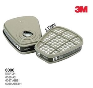 Filtre 3M protectie Gaze vapori 6057 ABE1 pentru masca 3M6200