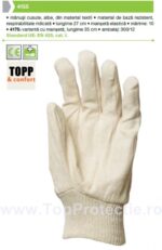 FINAL - Manusi de protectie albe cusute 4155 M-10