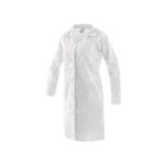 Halat dama 100% bumbac alb cu maneca lunga