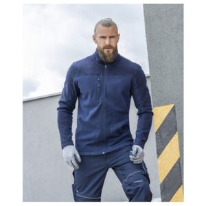 Hanorac fleece subtire de toamna pentru mecanici bleumarin