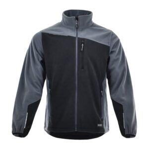 Hanorac polar barbati Confort Plus Negru-Gri