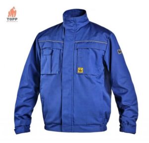 Jacheta de lucru ESD albastru