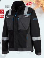 Jacheta de lucru FR rezistenta la caldura, cu benzi reflectorizante