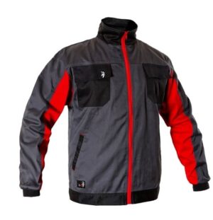 Jacheta de lucru Gri cu rosu