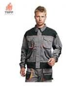 Jacheta de lucru Racer gri-portocaliu