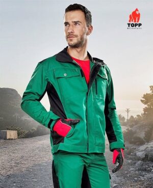 Jacheta de lucru verde Forest