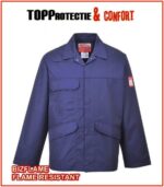 Jacheta de Salopeta ignifuga Bizflame Pro sudori