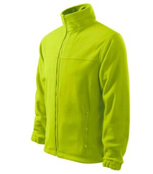 Jacheta fleece galben fluo vizibilitate santier