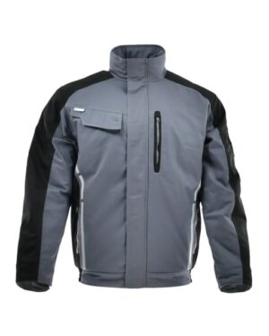 Jacheta salopeta de lucru pentru iarna | Functionala si confortabila | Gri-Negru