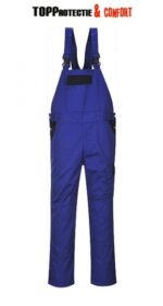 LICHIDARE - Salopeta cu pieptar TEXO 300 albastru royal rezistenta cusaturi triple