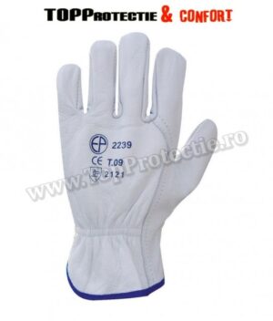 Mănuși de protecție rezistente și confortabile, de bună calitate,din piele fina de bivol