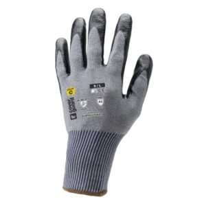 Manusi antitaiere Eurocut N313 imersate in nitril negru