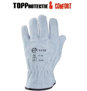 Manusi de lucru din piele spalt bovina incheietura elastica 1110