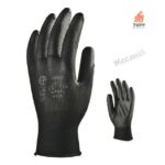 Manusi negre subtiri PU Eurotechnique Negre