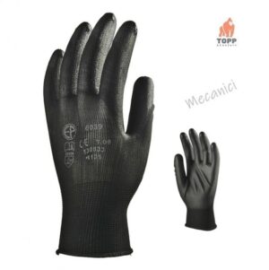 Manusi negre subtiri PU Eurotechnique Negre