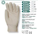 Manusi protectie din piele capra