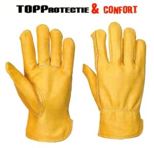 Manusi protectie, din piele, de calitate superioara