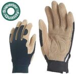 Manusi protectie mecanica piele velur rezistente la lucru 910