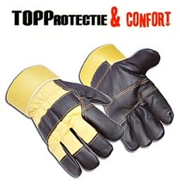 Manusi protectie pentru uz general, din piele de bovina, calitate superioara