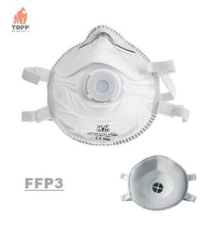 Masca protectie FFP3 vapori, praf, particule, virusi SET 5 BUC