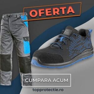 Oferta pantalon lucru + pantofi protectie + combina cu gust