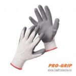 Pachet 12perechi Manusi protectie tricotate palma imersata PE gri