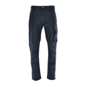 Pantaloni de lucru Flexibili | Design simplu | Bluemarin-Rosu
