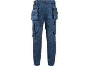 Pantaloni de lucru slim-fit 4-way stretch cu Cordura CXS albastru