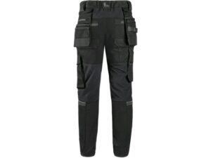 Pantaloni de lucru slim-fit 4-way stretch cu Cordura CXS negru