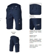 Pantaloni lucru scurti SUW flexibili