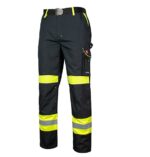 Pantaloni reflectorizanti de lucru - negru-galben