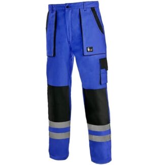 Pantaloni talie bumbac 100% Luxy cu dungi reflectorizante