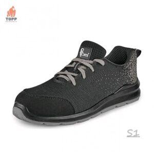 Pantofi cu bombeu de protectie usori negri Sport Style