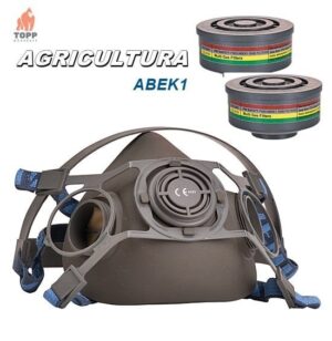 Pomicultura - Masca protectie gaz vapori PW cu 2 filtre