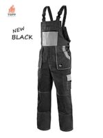 Salopeta de bumbac BiColor negru / gri