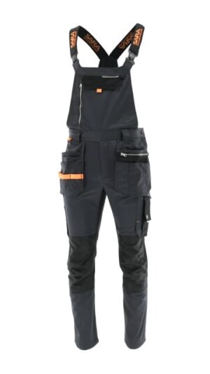 Salopeta de lucru robusta cu buzunare multiple montatori