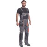 Salopete de lucru service gri negru Cerva