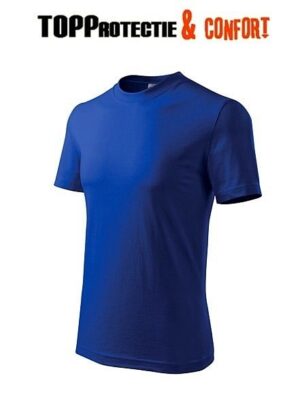 Tricou bumbac albastru royal ideal pentru imprimare