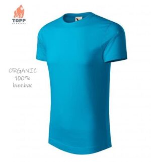 Tricou bumbac Organic turcoaz